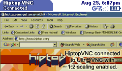 HiptopVNC Screenshot 1